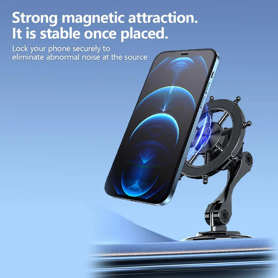360 degree rotating magnetic phone mount for cars