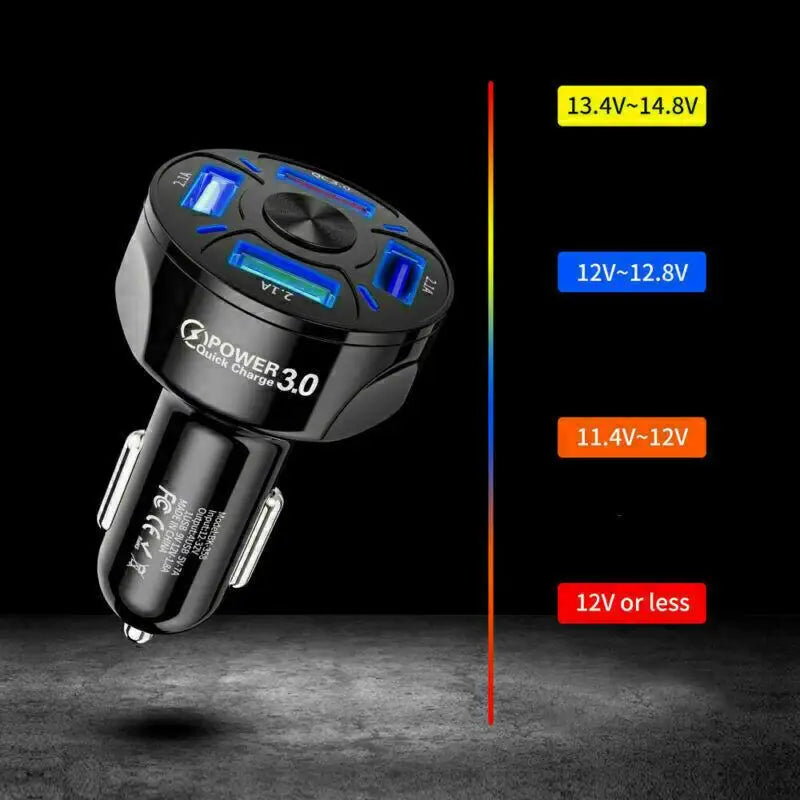 45W fast charging car charger