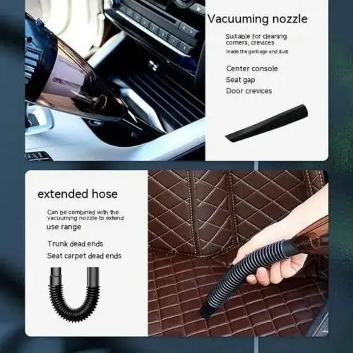 Orbihold Portable Wireless Car Vacuum Cleaner with Strong Suction