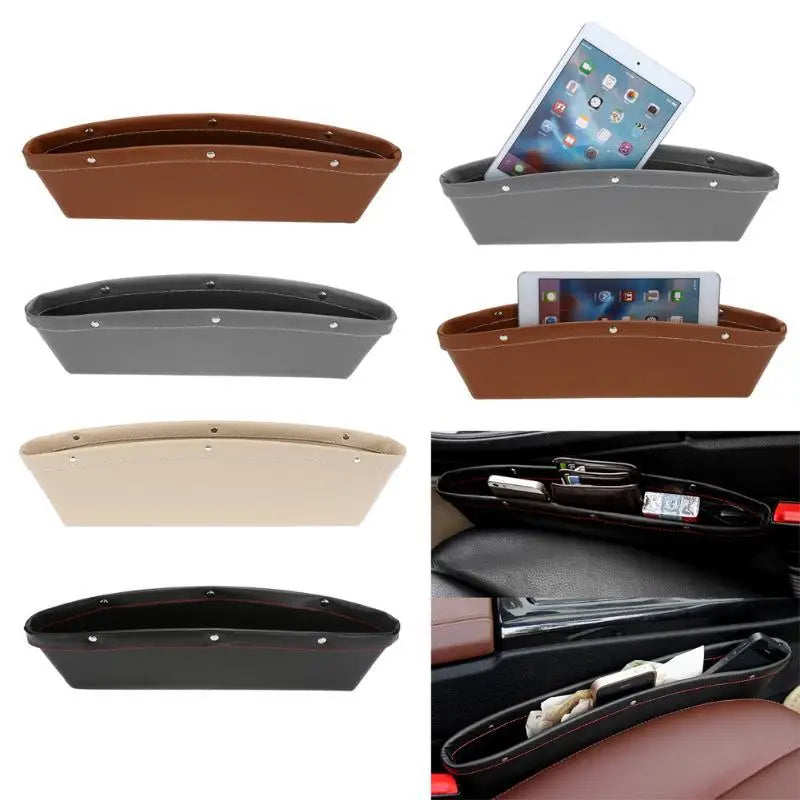 Side view of Orbihold seat gap filler organizer