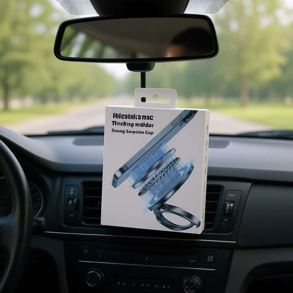 Adjustable dashboard phone mount by Orbihold