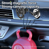 Foldable alloy magnetic phone mount in vehicle