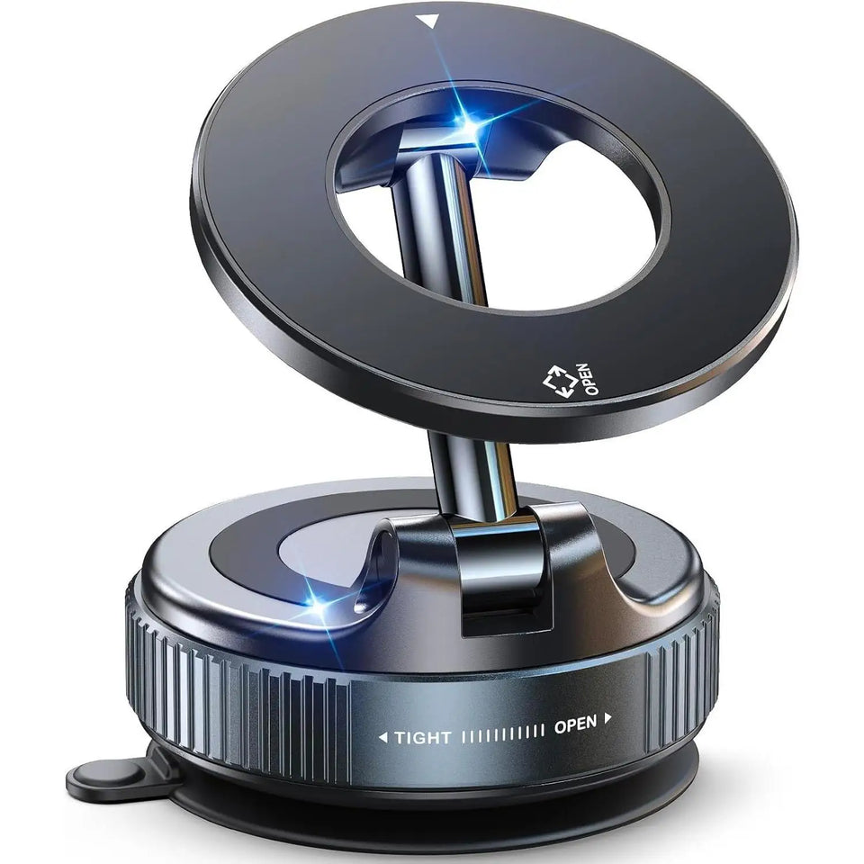 orbihold MagSafe magnetic car phone mount on dashboard