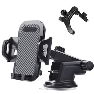 Orbihold 2-in-1 car phone mount for dashboard and windshield