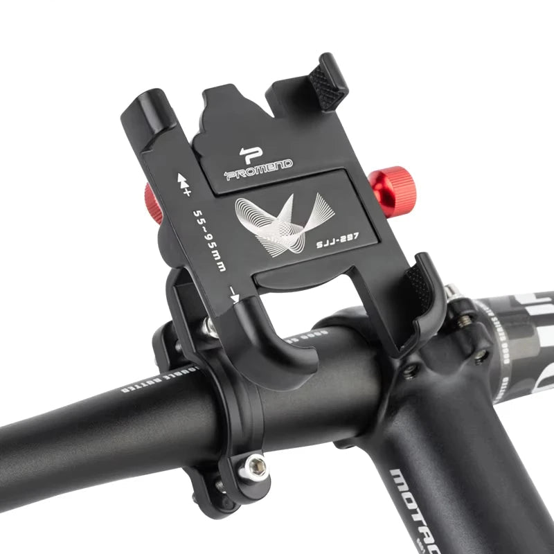 Premium aluminum bicycle phone holder for secure smartphone mounting