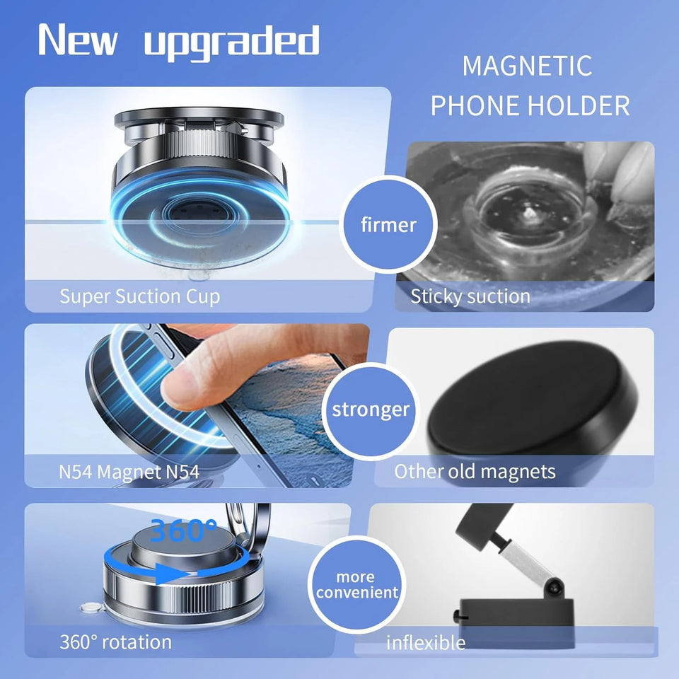 Orbihold one-handed magnetic phone holder for safe hands-free driving