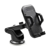 Orbihold windshield phone mount with adjustable viewing angle