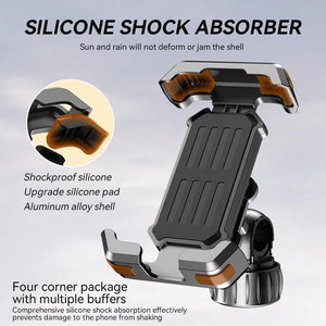 One-touch release bike phone holder by Orbihold