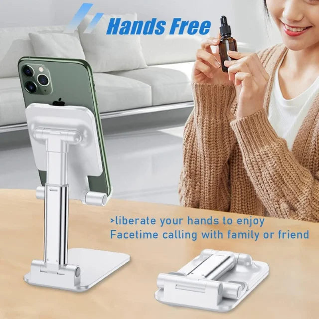 Anti-slip phone stand for video calls, streaming, and online meetings