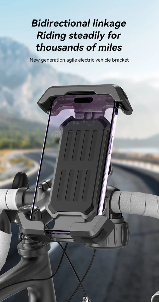 One-touch release bike phone holder by Orbihold
