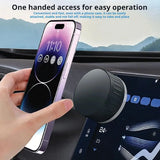 Hands-free magnetic phone mount for driving and navigation