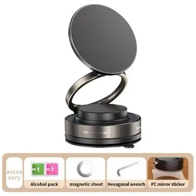 Black desk phone holder for smartphones