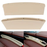 Car seat crevice organizer for phones and keys