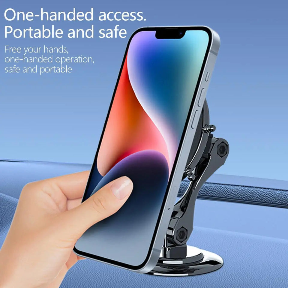 Universal smartphone holder for dashboard use