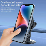 Universal smartphone holder for dashboard use