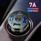Quick Charge car charger for smartphones and tablets